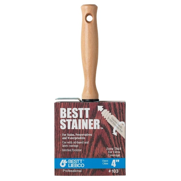 Bestt Liebco Bestt Stainer 4 In. Tapered Stain Brush 501480600 - main